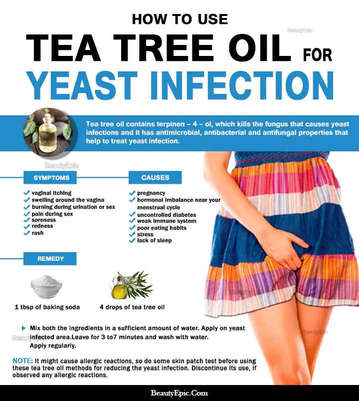 tea tree oil for yeast infection