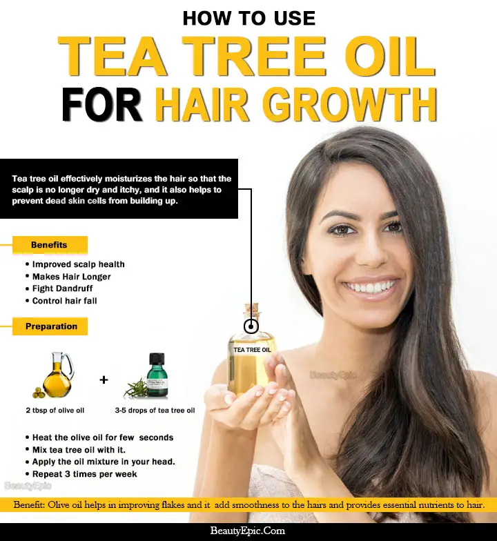 tea tree oil for hair growth