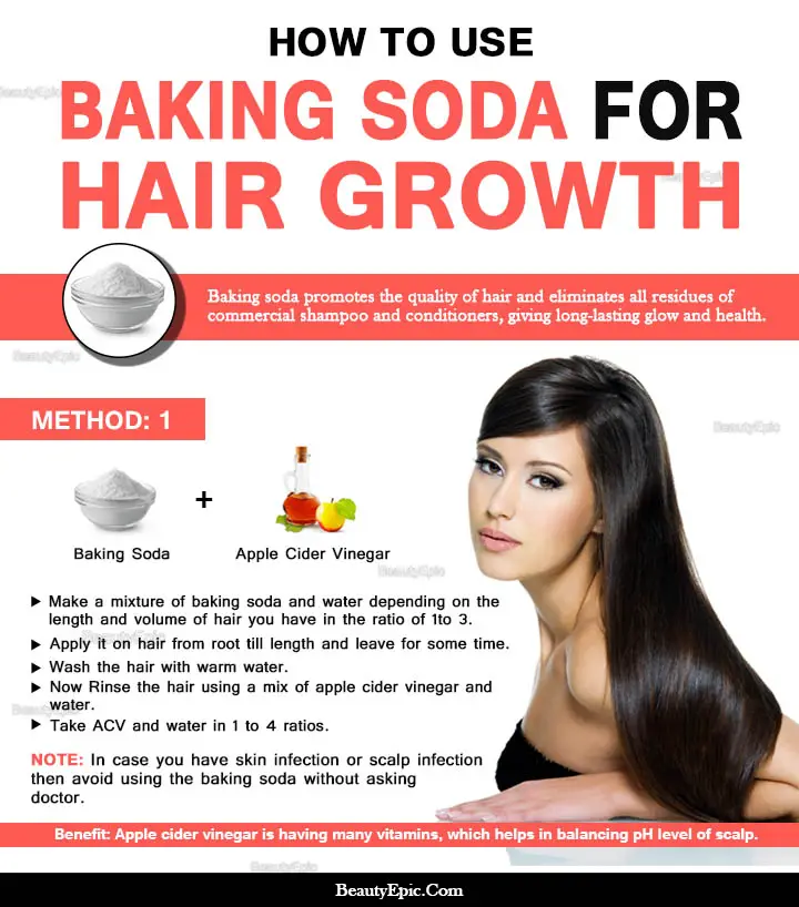 baking soda for hair growth