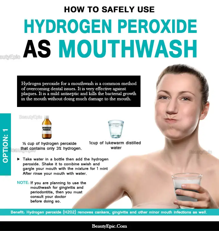 hydrogen peroxide mouthwash