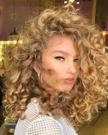 Bouncy Curly Hairstyle