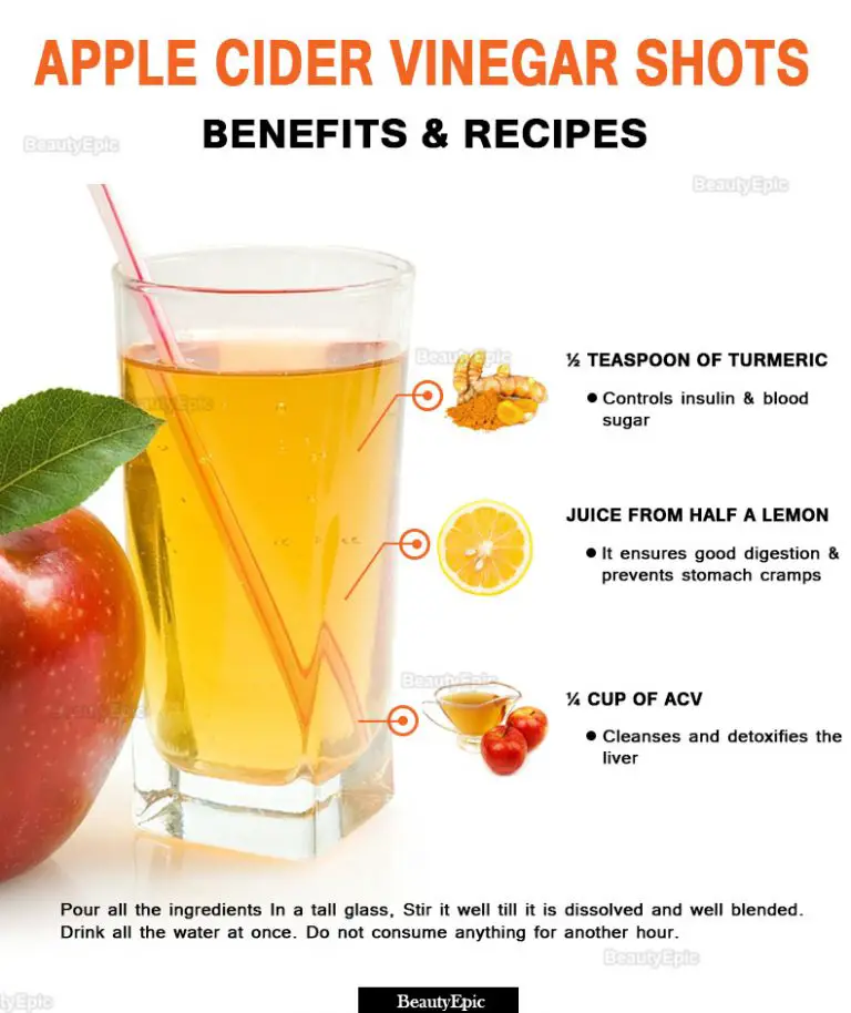 Apple Cider Vinegar Shots Benefits And Recipes