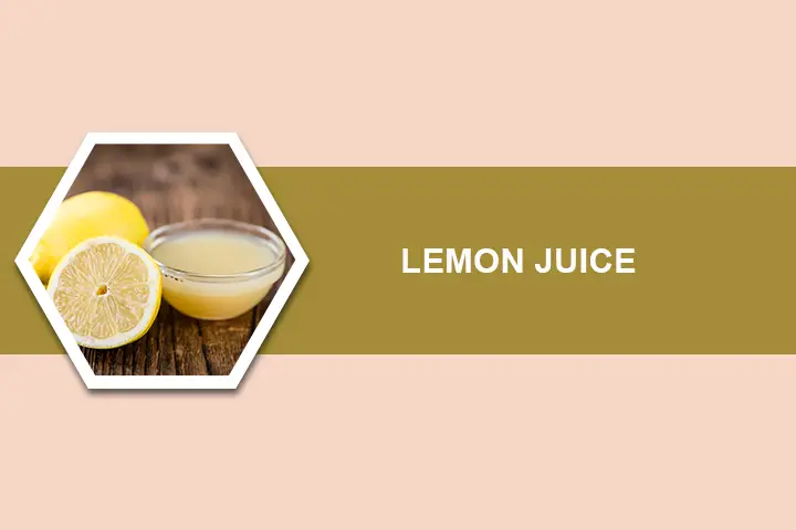 Lemon Juice and Turmeric for Dark Underarms
