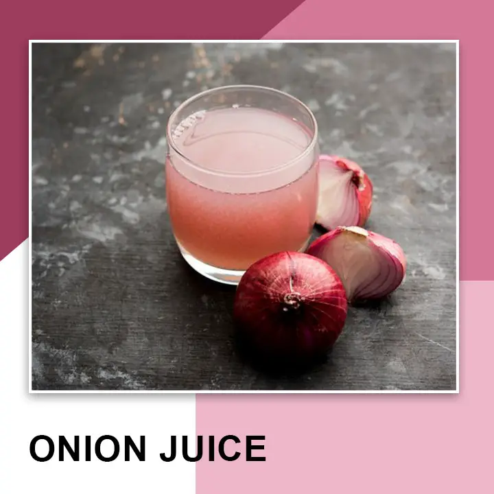 Onion Juice for Eyebrows Growth