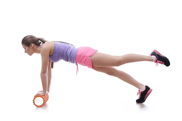 Foam Roller Leg Extensions