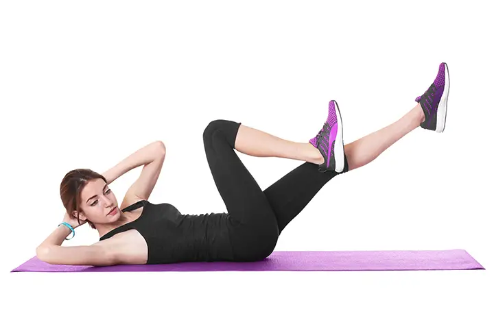 bicycle crunches for belly fat