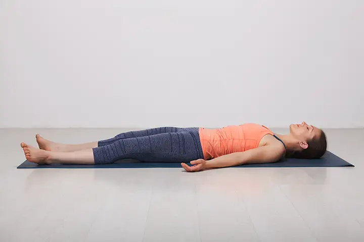 corpse pose for neck pain 