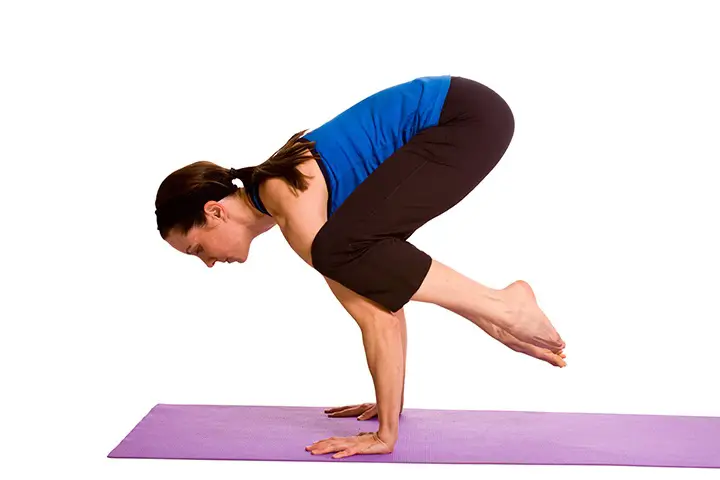 crow pose for colon cleansing