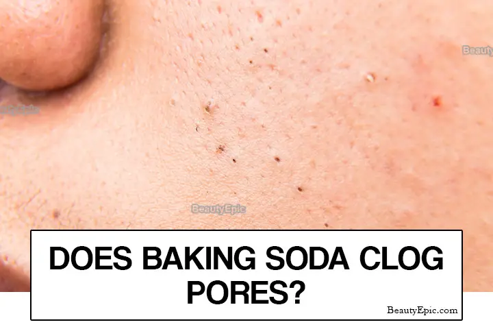 does baking soda clog pores