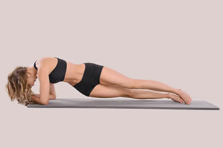 forearm plank hip for slim waist