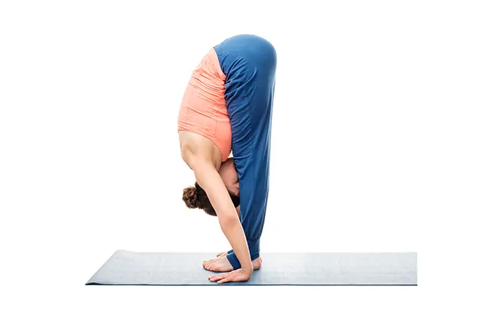 forward bend pose for varicose veins