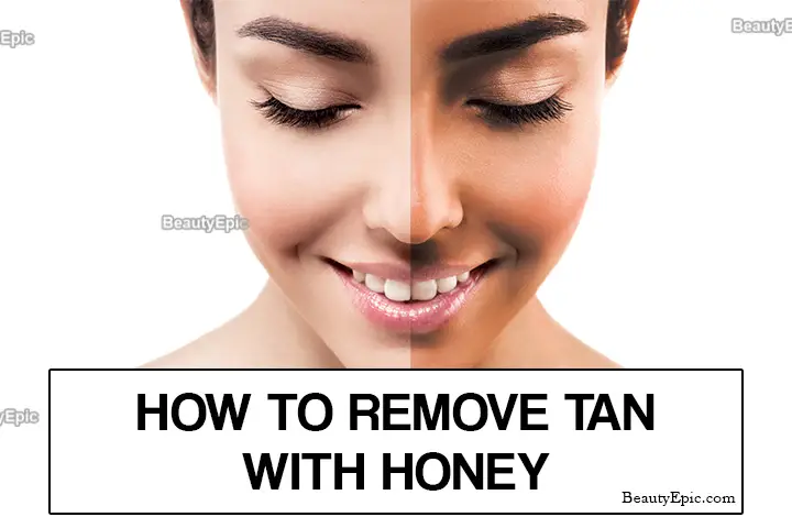honey for tan removal