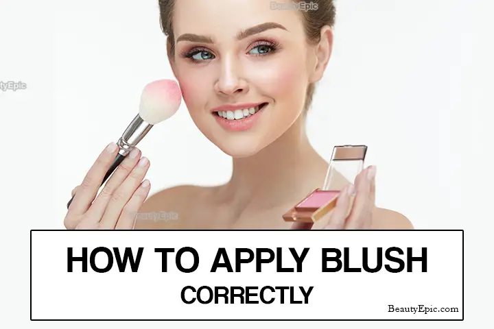 how to apply blush