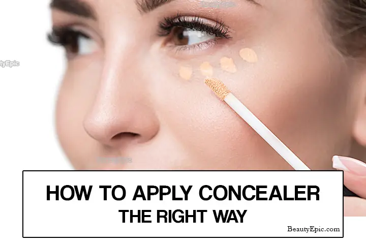 how to apply concealer