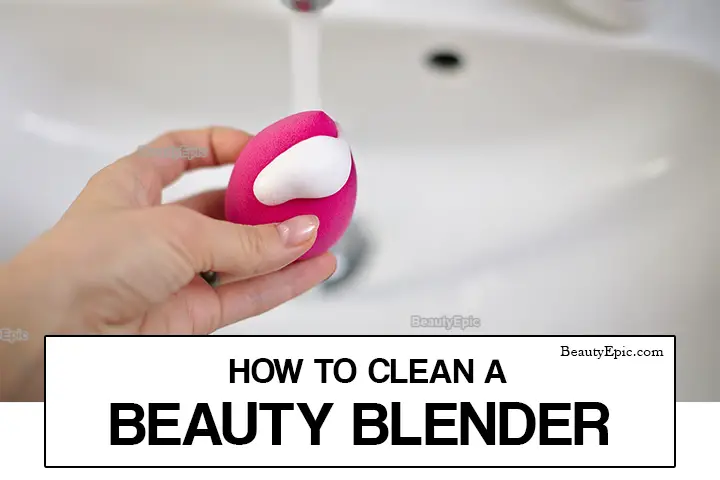 how to clean a beauty blender