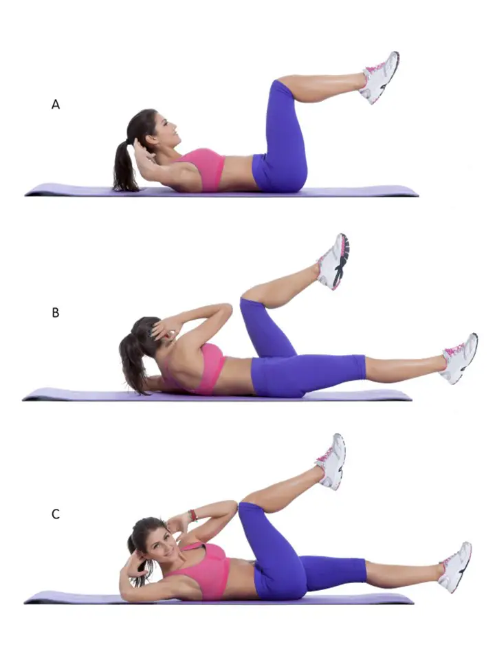 knee to elbow crunches for abs