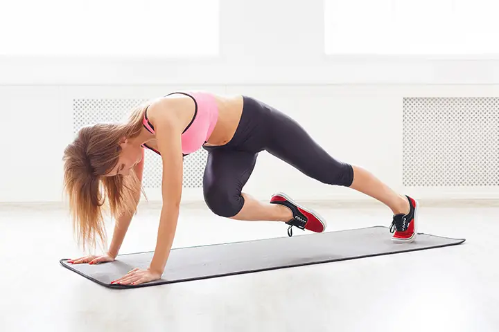 mountain climbers for muffin top