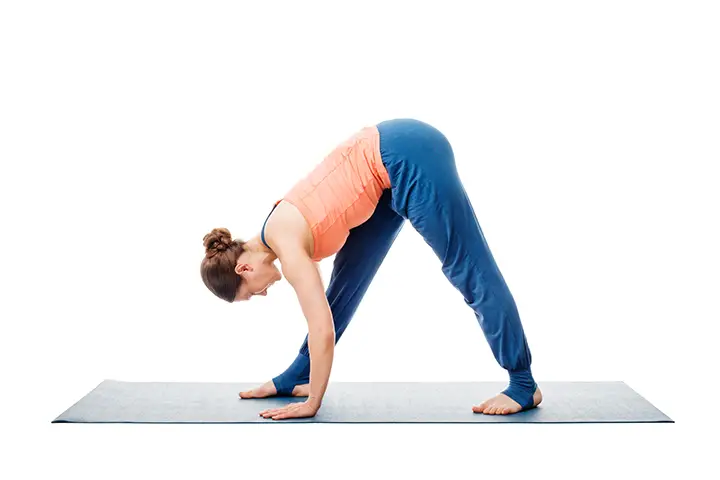 parsvottanasana pose for knee pain