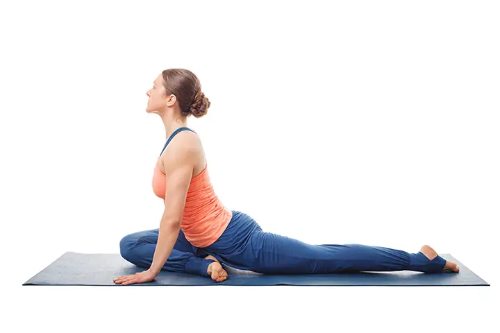 pigeon pose for weight loss