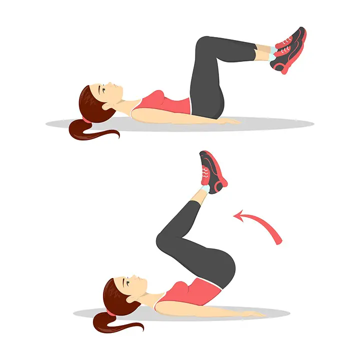 reverse crunch for lower abs