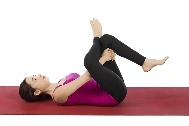 supine pigeon pose for tight hips
