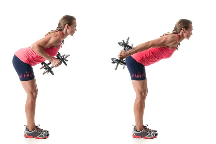 triceps kickbacks for flabby arms