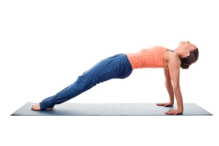 upward plank for abs