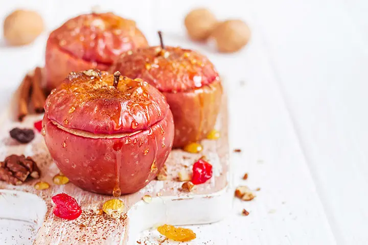 Baked apple