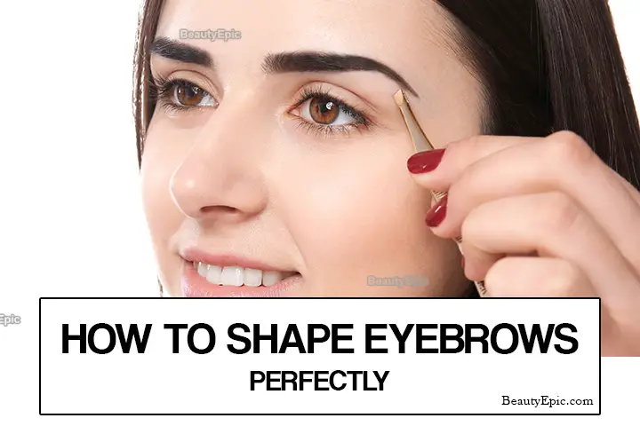 how to shape eyebrows