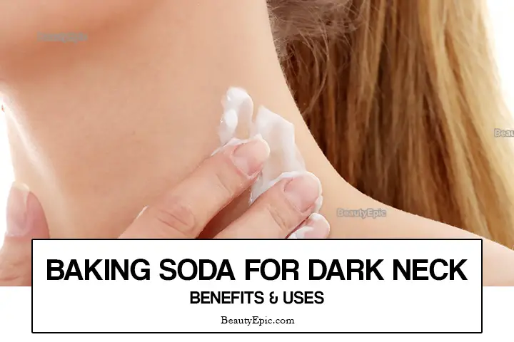 baking soda for dark neck