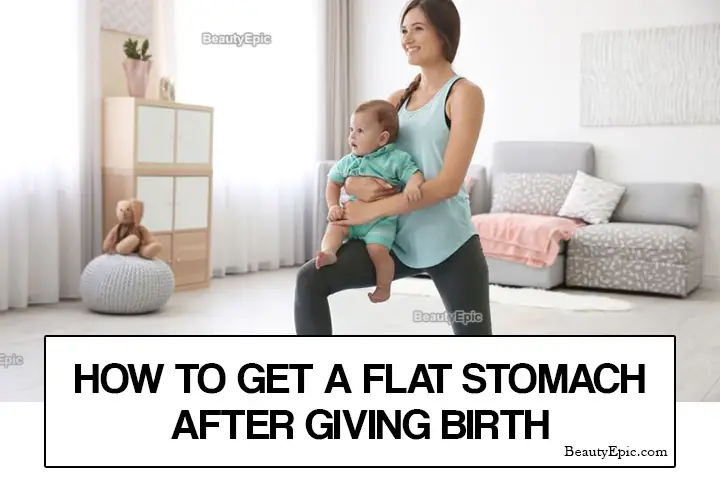 flat stomach after pregnancy