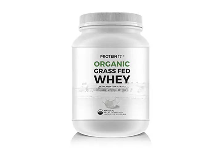 New and Unique – The Ultimate Organic, Grass-Fed Whey Protein, Delicious, 1lb/16oz/454g – Protein 17® - Excellent Value by Weight