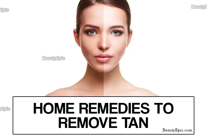 home remedies to remove tan