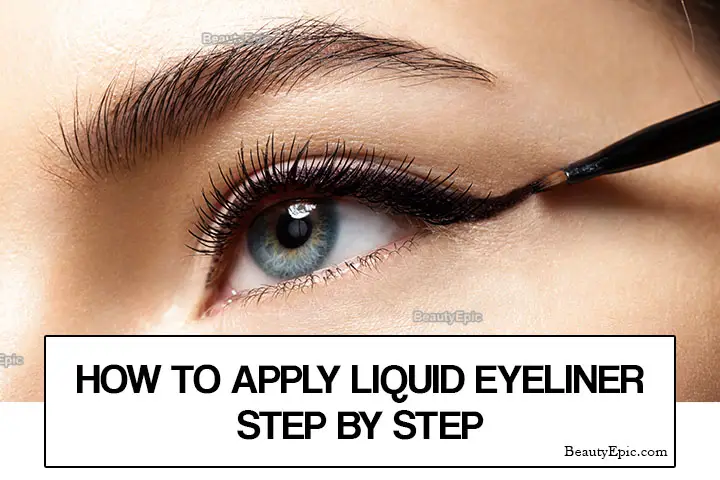 how to apply liquid eyeliner