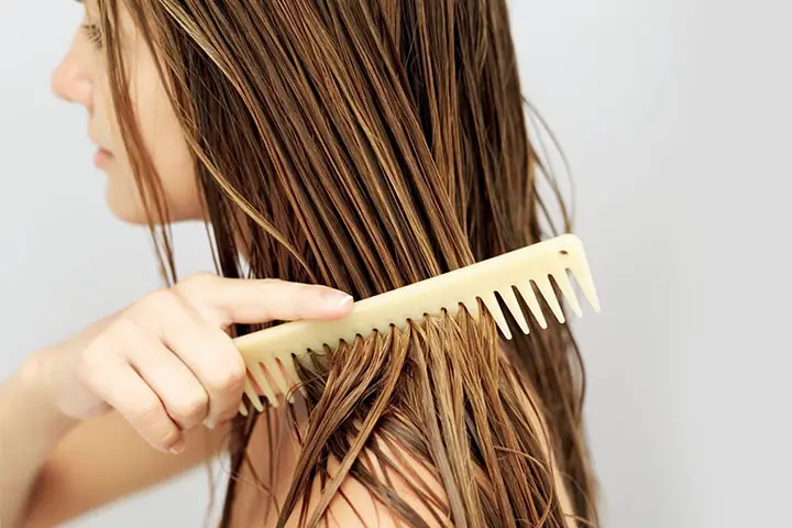 how to straighten hair with milk