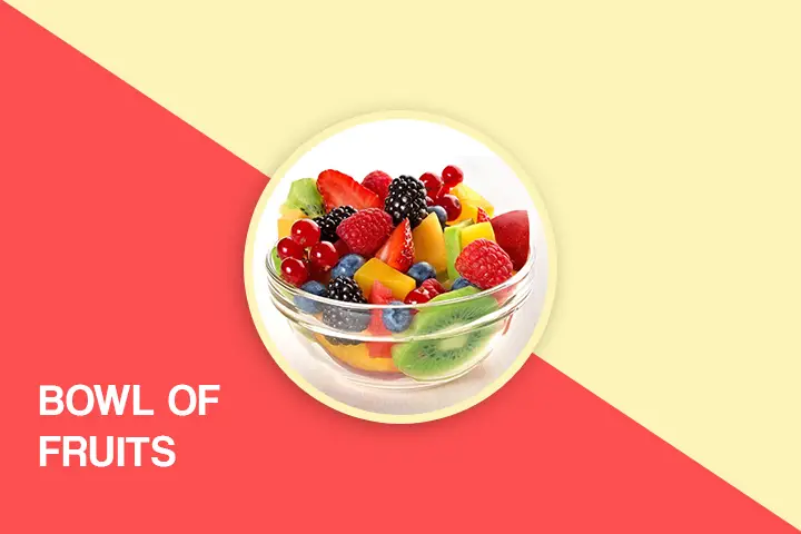 Bowl of fruits for weight loss