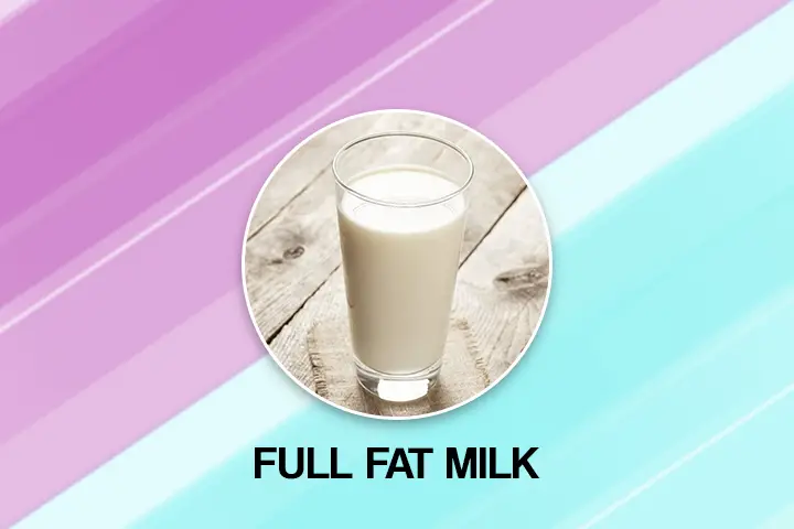 Full flat milk for fast plooping