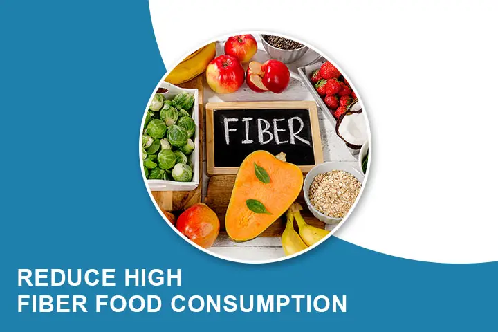 Reduce High Fiber Food Consumption