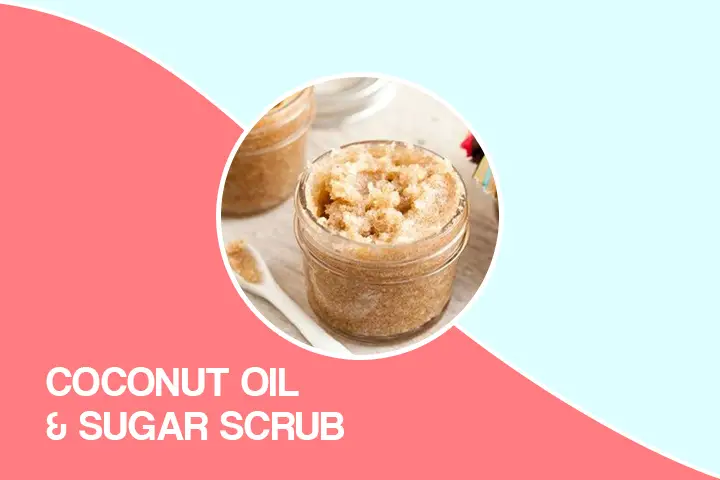 Coconut Oil And Sugar Scrub