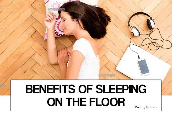 benefits of sleeping on the floor