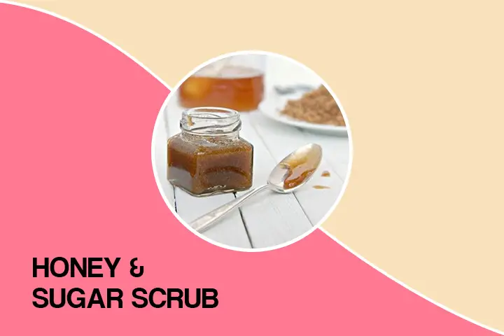 honey and sugar scrub