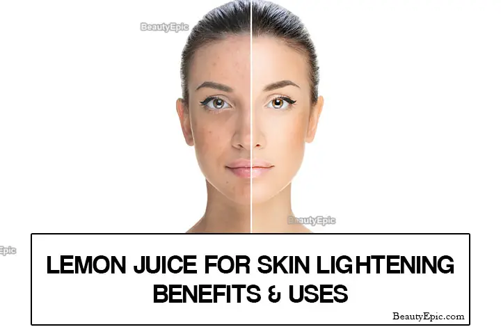 lemon juice for skin lightening