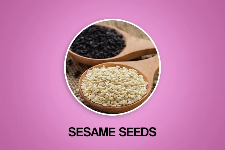 sesame seeds for getting periods