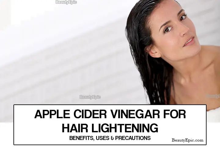 apple cider vinegar for hair lightening