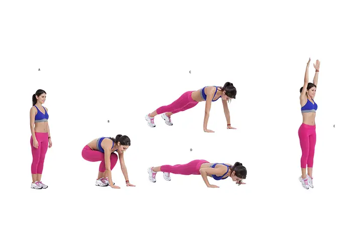 burpees exercise for thigh fat