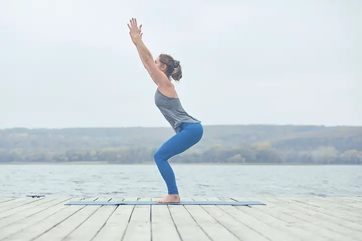 chair pose for cellulite