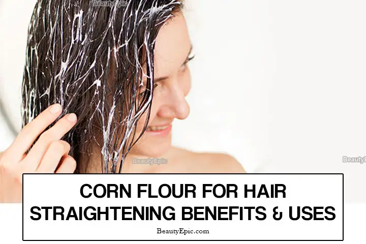 corn flour for hair straightening