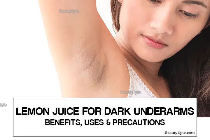 lemon juice for dark underarms