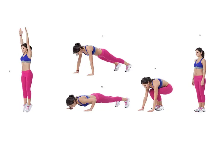 burpees for burning fat