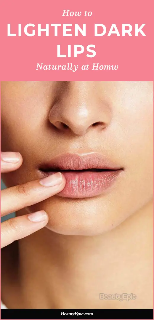 How To Lighten Dark Lips Naturally At Home